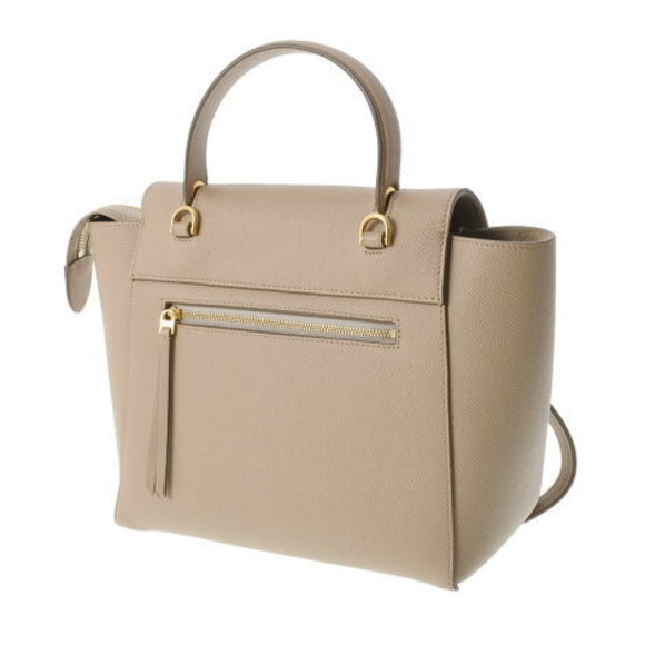 CELINE Belt Bag Micro Taupe Calfskin Handbag - Picture 2 of 12